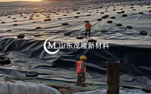 《福建武平垃圾填埋场》土工布、土工膜施工